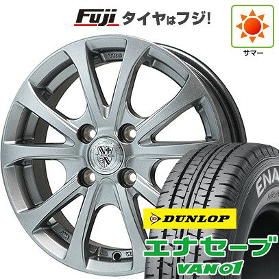 【新品】プロボックス/サクシード(160系) 夏タイヤ ホイール4本セット 155/80R14 88/86N ダンロップ エナセーブ VAN01 ビッグウエイ TRG-バーンII 5.5J 14インチ(送料無料)