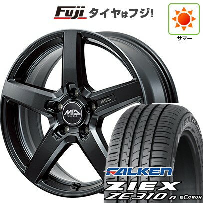 【新品国産5穴114.3車】 夏タイヤ ホイール4本セット 205/55R17 ファルケン ジークス ZE310R エコラン(..