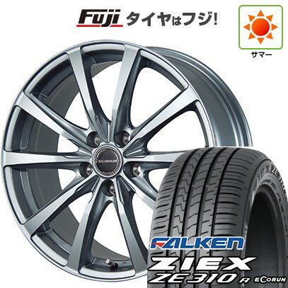 【新品国産車用5穴114.3】 夏タイヤ ホイール4本セット 205/55R16 ファルケン ジークス ZE310R エコラン(限定) ブリヂストン バルミナ LS10 16インチ(送料無料)