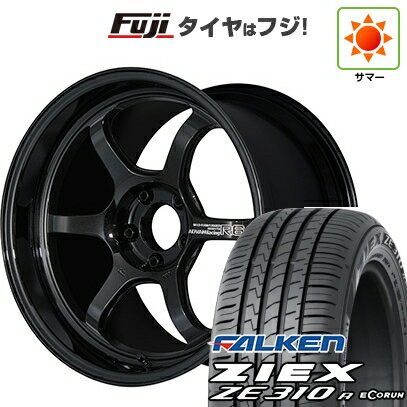 【新品国産車用5穴100】 夏タイヤ ホイール4本セット 215/40R18 ファルケン ジークス ZE310R エコラン(限定) ヨコハマ アドバンレーシング R6 18インチ(送料無料)
