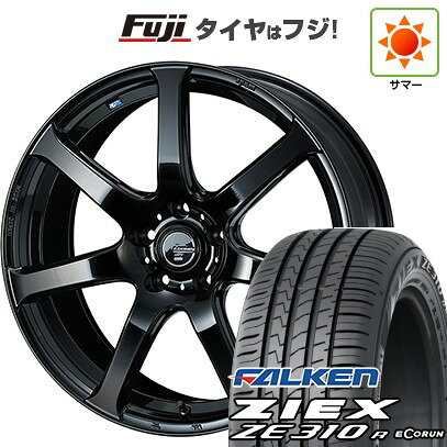 【新品国産車用5穴100】 夏タイヤ ホイール4本セット 215/45R17 ファルケン ジークス ZE310R エコラン(限定) WEDS ウェッズ レオニス NAVIA 07 17インチ(送料無料)