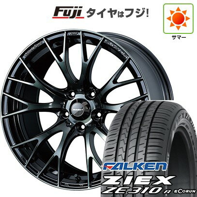 【新品国産車用5穴100】 夏タイヤ ホイール4本セット 215/45R17 ファルケン ジークス ZE310R エコラン(限定) WEDS ウェッズスポーツ SA-20R 17インチ(送料無料)