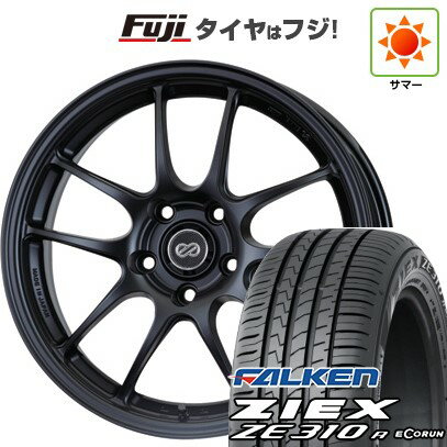 【新品国産4穴100車】 夏タイヤ ホイール4本セット 185/55R15 ファルケン ジークス ZE310R エコラン(限定) ENKEI エンケイ PF01 15インチ(送料無料) サマータイヤ