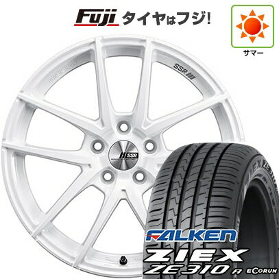 【新品国産車用5穴114.3】 夏タイヤ ホイール4本セット 225/45R18 ファルケン ジークス ZE310R エコラン(限定) SSR ライナー タイプ10モノブロック 18インチ(送料無料)