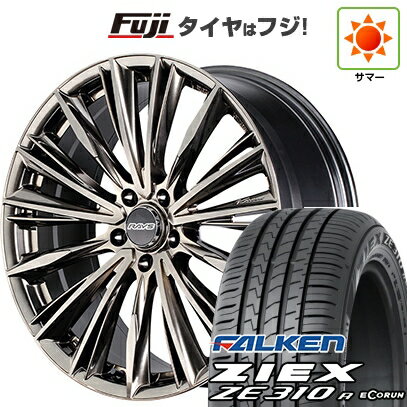 【新品国産車用5穴114.3】 夏タイヤ ホイール4本セット 225/55R18 ファルケン ジークス ZE310R エコラン(限定) RAYS レイズ ベルサス クラフトコレクション ヴォウジェ LIMITED (GG) 18インチ(送料無料)