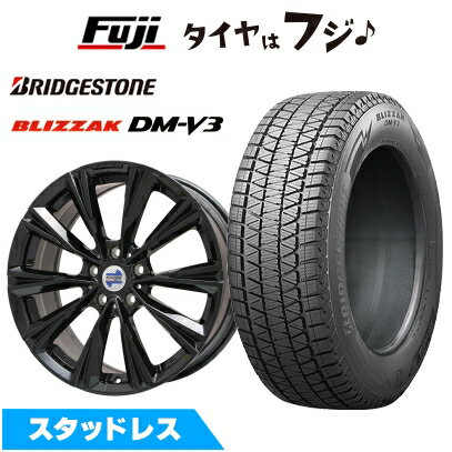 【新品】輸入車用 BMW X4（G02） スタッドレスタイヤ ホイール4本セット 225/60R18 ブリヂストン ブリザック DM-V3 ケレナーズスポーツ X-LINE(グロスブラック) 7.5J 18インチ(送料無料)