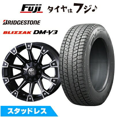 【新品】輸入車用 ラングラー スタッドレスタイヤ ホイール4本セット 265/70R17 ブリヂストン ブリザック DM-V3 クリムソン マーテルギア(MG) モンスター 7J 17インチ(送料無料)