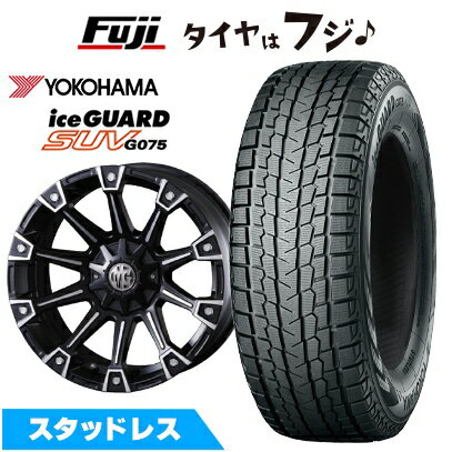 【新品】輸入車用 ラングラー スタッドレスタイヤ ホイール4本セット 265/70R17 ヨコハマ アイスガード SUV G075 クリムソン マーテルギア(MG) モンスター 7J 17インチ(送料無料)