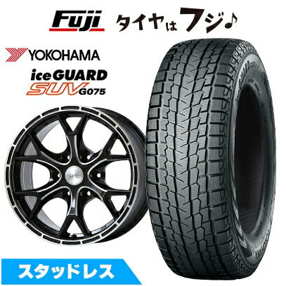 【新品】FJクルーザー スタッドレスタイヤ ホイール4本セット 265/70R17 ヨコハマ アイスガード SUV G075 ジャオス トライブクロウ 8J 17インチ(送料無料)(2)