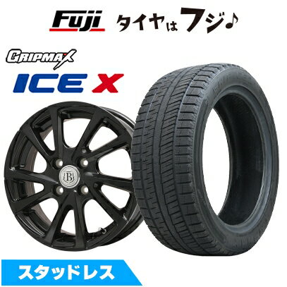 【新品】フリード 5穴/114 スタッドレスタイヤ ホイール4本セット 185/65R15 グリップマックス アイスX..