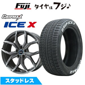 【新品】輸入車用 MINI(F54) スタッドレスタイヤ ホイール4本セット 205/55R16 グリップマックス アイスX RWL ホワイトレター(限定) ケレナーズスポーツ ミュンヘンII(チタンポリッシュ) 6.5J 16インチ(送料無料)