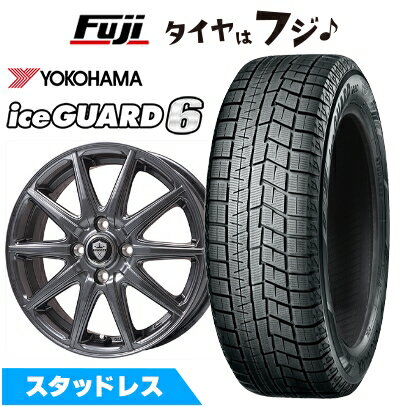 【新品 軽自動車】N-BOX タント スペーシア スタッドレスタイヤ ホイール4本セット 155/65R14 ヨコハマ アイスガード6 シックスIG60 ブランドル LP92 14インチ(送料無料)