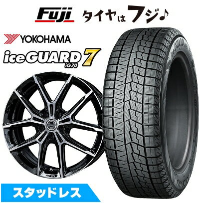 【新品】60系プリウス スタッドレスタイヤ ホイール4本セット 195/50R19 ヨコハマ アイスガード7 セブンIG70(特価限定2023年製) 共豊 スマック +EK M1 トヨタ車専 7J 19インチ(送料無料)