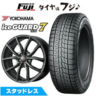 【新品】輸入車用 マカン スタッドレスタイヤ ホイール4本セット 235/60R18 ヨコハマ アイスガード7 セブンIG70 ユーロテック MP-LINE(マットチタニウム) 8J 18インチ(送料無料)