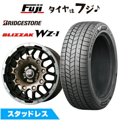 【新品】輸入車用 レネゲード スタッドレスタイヤ ホイール4本セット 215/65R16 ブリヂストン ブリザック WZ-1 レアマイスター LMG MS-9W ブロンズリムポリッシュ 6.5J 16インチ(送料無料)