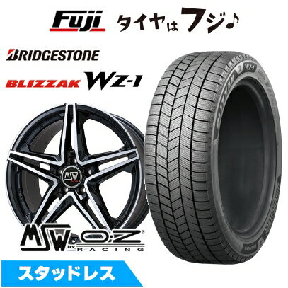 【新品】輸入車用 アウディQ3（F3） スタッドレスタイヤ ホイール4本セット 235/55R18 ブリヂストン ブリザック WZ-1 MSW by OZ Racing MSW 31(グロスブラックフルポリッシュ) 8J 18インチ(送料無料)