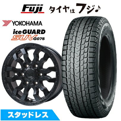 【新品】ハイエース200系 スタッドレスタイヤ ホイール4本セット 215/65R16 109/107Q ヨコハマ アイスガード SUV G075 トピー ヴァブロ RR-01【限定】 6.5J 16インチ(送料無料)