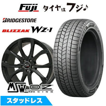 【新品】輸入車用 VW（アルテオン） スタッドレスタイヤ ホイール4本セット 245/45R18 ブリヂストン ブリザック WZ-1 MSW by OZ Racing MSW 48(マットブラック) 8J 18インチ(送料無料)