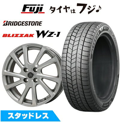 【新品 軽自動車】エブリイワゴン スタッドレスタイヤ ホイール4本セット 155/70R13 ブリヂストン ブリザック WZ-1 ブランドルライン ボレアノ10 メタリックグレー 4J 13インチ(送料無料)