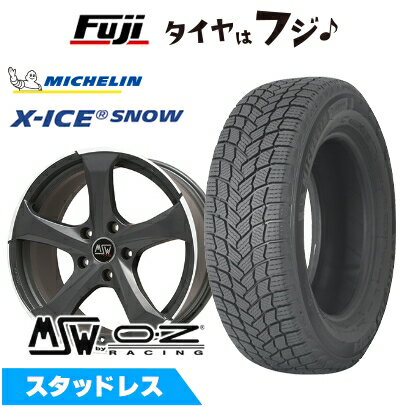 【新品】輸入車用 BMW 5シリーズ（G60/G61） スタッドレスタイヤ ホイール4本セット 245/45R19 ミシュラン エックスアイス スノー MSW by OZ Racing MSW 47(マットダークチタニウムポリッシュ) 9J 19インチ(送料無料)