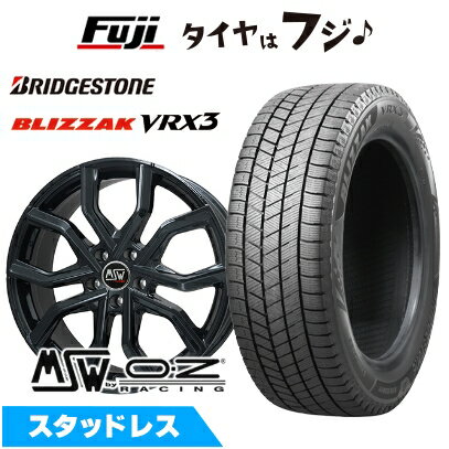 【新品】輸入車用 ボルボ（V60 2018-） スタッドレスタイヤ ホイール4本セット 235/40R19 ブリヂストン ブリザック VRX3 MSW by OZ Racing MSW 41(グロスブラック) 8J 19インチ(送料無料)