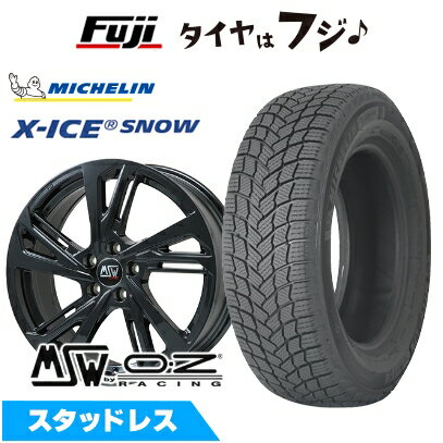 【新品】輸入車用 VW（ポロ AW） スタッドレスタイヤ ホイール4本セット 185/65R15 ミシュラン エックスアイス スノー MSW by OZ Racing MSW 60(グロスブラック) 6J 15インチ(送料無料)