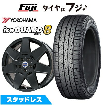 【パンク保証付き】【新品】輸入車用 MINI（F56/F55/F57 JCW） スタッドレスタイヤ ホイール4本セット 205/45R17 ヨコハマ アイスガード8 エイトIG80 ケレナーズスポーツ M7(マットブラック) 7J 17インチ(送料無料)
