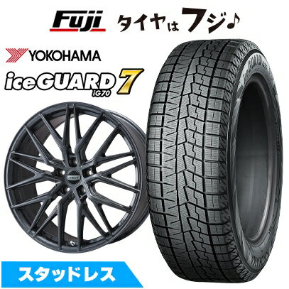【新品国産車用5穴114.3】 スタッドレスタイヤ ホイール4本セット 215/60R17 ヨコハマ アイスガード7 セブンIG70 プレミックス MER XMESH ディープグレー 7J 17インチ(送料無料)