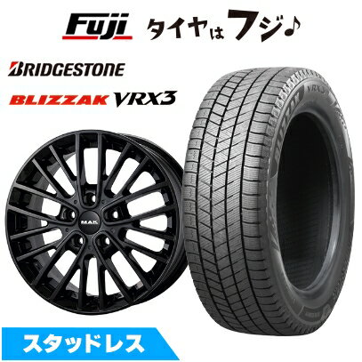 【新品】輸入車用 MINI（J01） スタッドレスタイヤ ホイール4本セット 205/50R17 ブリヂストン ブリザック VRX3 MAK チェルシー 7J 17インチ(送料無料)