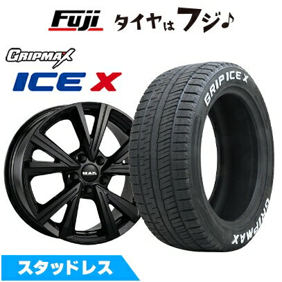 【新品】輸入車用 VW（ゴルフ） スタッドレスタイヤ ホイール4本セット 205/55R16 グリップマックス アイスX RWL ホワイトレター(限定) MAK クバーズ 6.5J 16インチ(送料無料)