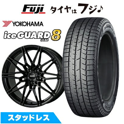 【パンク保証付き】【新品】輸入車用 BMW 2シリーズ（F45/F46） スタッドレスタイヤ ホイール4本セット 205/55R17 ヨコハマ アイスガード8 エイトIG80 MAK ケーニッヒ 7.5J 17インチ(送料無料)