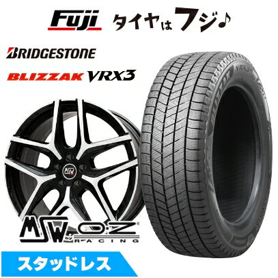 【新品】輸入車用 BMW 7シリーズ（G11/G12） スタッドレスタイヤ ホイール4本セット 245/50R18 ブリヂストン ブリザック VRX3 MSW by OZ Racing MSW 40(グロスブラックフルポリッシュ) 8J 18インチ(送料無料)