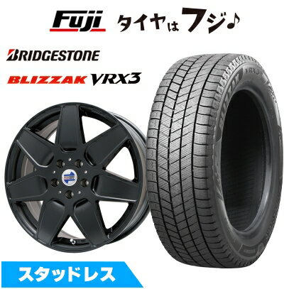 【新品】輸入車用 MINI（F60 JCW） スタッドレスタイヤ ホイール4本セット 225/55R17 ブリヂストン ブリザック VRX3 ケレナーズスポーツ M7(マットブラック) 7J 17インチ(送料無料)