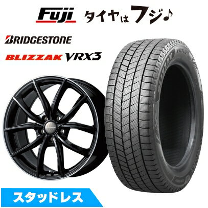 【新品】輸入車用 マカン スタッドレスタイヤ ホイール4本セット 235/55R19 ブリヂストン ブリザック VRX3 ユーロテック MP-LINE(マットブラックリムポリッシュ） 8J 19インチ(送料無料)