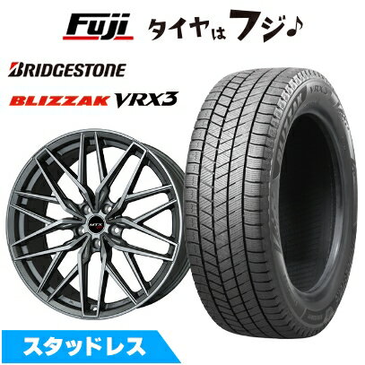 【新品】輸入車用 MINI（F60） スタッドレスタイヤ ホイール4本セット 225/55R17 ブリヂストン ブリザック VRX3 ビッグウエイ EURO BAHN ニュルブルグMTX(マットチタニウム) 7.5J 17インチ(送料無料)