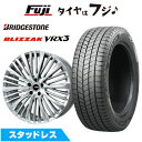 【新品】40系アルファード/ヴェルファイア用 スタッドレスタイヤ ホイール4本セット 225/60R18 ブリヂストン ブリザック VRX3 プレミックス MER-X ハイパーシルバー(平座ナット) 7J 18インチ(送料無料)