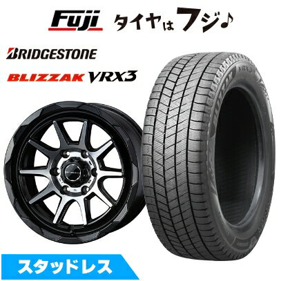 【新品】プラド/ハイラックス スタッドレスタイヤ ホイール4本セット 265/60R18 ブリヂストン ブリザック VRX3 WEDS ウェッズアドベンチャー マッドヴァンス 06 8J 18インチ(送料無料)