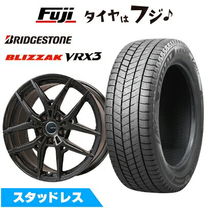 【新品】輸入車用 アウディA1（8X） スタッドレスタイヤ ホイール4本セット 195/50R16 ブリヂストン ブリザック VRX3 ビッグウエイ AFG VX(マットブラック) 6.5J 16インチ(送料無料)
