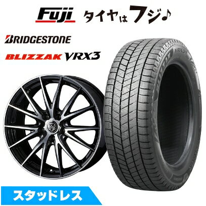 【新品】40系アルファード/ヴェルファイア スタッドレスタイヤ ホイール4本セット 225/55R19 ブリヂストン ブリザック VRX3 WEDS ウェッズ ライツレー VS トヨタ・レクサス車専 7J 19インチ(送料無料)