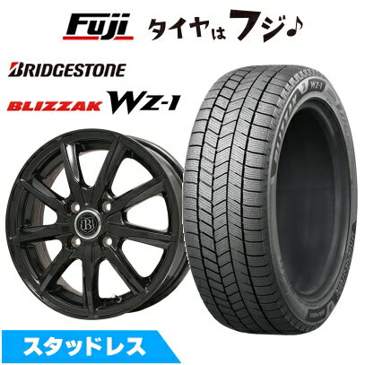 【新品国産車用5穴114.3】 スタッドレスタイヤ ホイール4本セット 215/70R16 ブリヂストン ブリザック WZ-1 ブランドルライン ボレアノ9 パールブラック 6.5J 16インチ(送料無料)