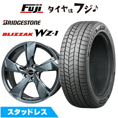 【新品】アリア/エクストレイル スタッドレスタイヤ ホイール4本セット 235/55R19 ブリヂストン ブリザック WZ-1 プレミックス ヴェランV(BMC) 8J 19インチ(送料無料)