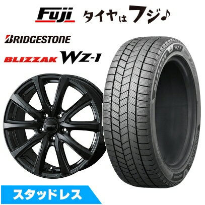 【新品】40系アルファード/ヴェルファイア スタッドレスタイヤ ホイール4本セット 225/55R19 ブリヂストン ブリザック WZ-1 WEDS ウェッズ エリシア トヨタ車専 7J 19インチ(送料無料)