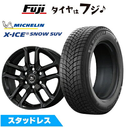 【新品】プラド/ハイラックス スタッドレスタイヤ ホイール4本セット 265/60R18 ミシュラン エックスアイス スノー SUV コーセイ ベアロック バイソン 8J 18インチ(送料無料)