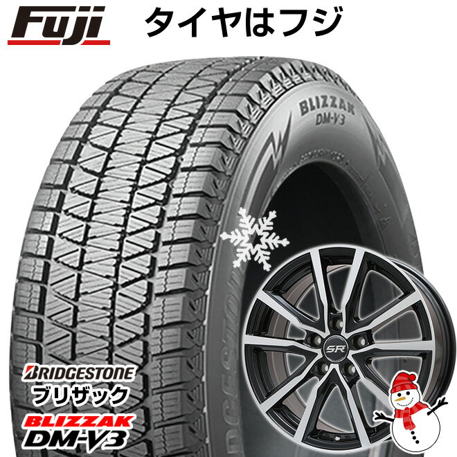 【新品国産5穴114.3車】 スタッドレスタイヤ ホイール4本セット 215/70R16 ブリヂストン ブリザック DM-V3 DMV3 ブランドル N52BP 16インチ(送料無料)