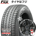 【新品】ジムニー スタッドレスタイヤ ホイール4本セット 175/80R16 ブリヂストン ブリザック DM-V3 DMV3 ビッグウエイ B-MUD K(グロスブラックリムポリッシュ) 16インチ(送料無料)