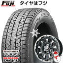 プラド/ハイラックス スタッドレスタイヤ ホイール4本セット 265/65R17 ブリヂストン ブリザック DM-V3 DMV3 レアマイスター LMG CS-9 ガンメタリムポリッシュ 17インチ(送料無料)