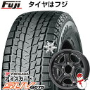 【送料無料 ジムニー】 YOKOHAMA ヨコハマ アイスガード SUV G075 175/80R16 16インチ スタッドレスタイヤ ホイール4本セット BRANDLE ブランドル 473 マットブラック 5.5J 5.50-16【YOwin19】