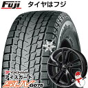  スタッドレスタイヤ ホイール4本セット 225/55R18 ヨコハマ アイスガード SUV G075 ブランドルライン レツィオ ブラックリムポリッシュ 18インチ(送料無料)