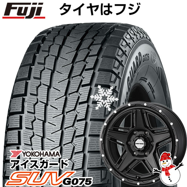 【新品】プラド/ハイラックス スタッドレスタイヤ ホイール4本セット 265/60R18 ヨコハマ アイスガード SUV G075 ウェッズ マッドヴァンス 07 18インチ(送料無料)