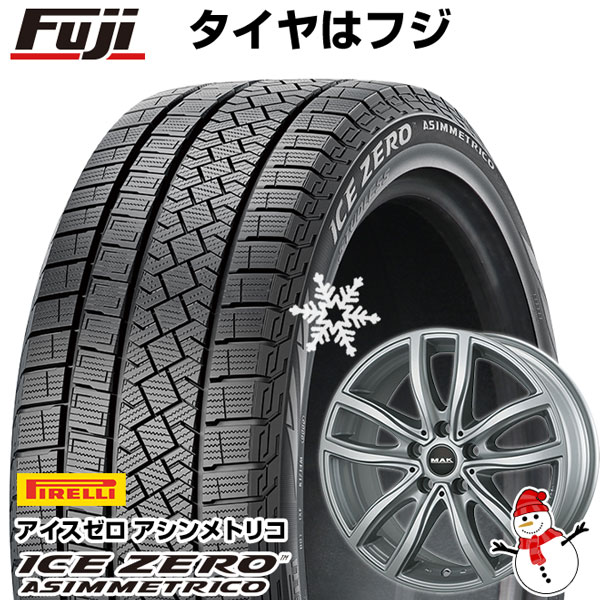 5/20限定!エントリーでポイント最大27倍! 【新品】輸入車用 BMW 4シリーズ（G22/G23） スタッドレスタイヤ ホイール4本セット 205/60R16 ピレリ ウィンター アイスゼロアシンメトリコ MAK ファー 16インチ(送料無料)